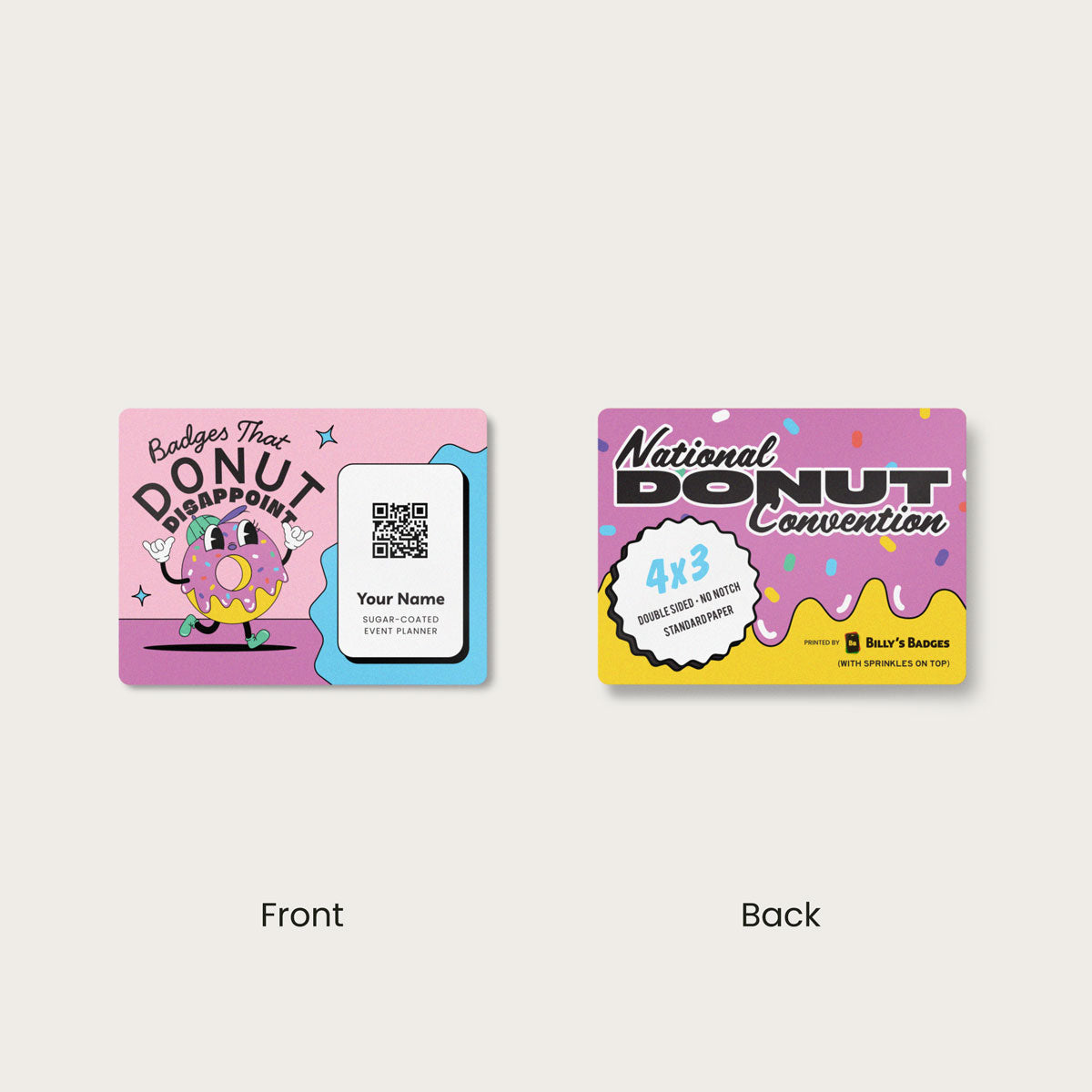 Paper Event Badges