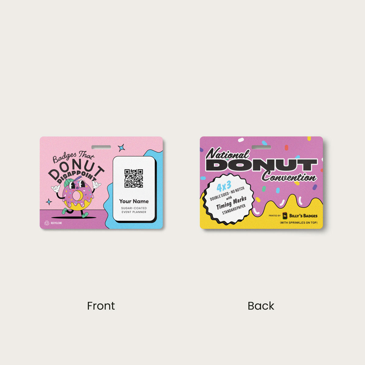 Paper Event Badges
