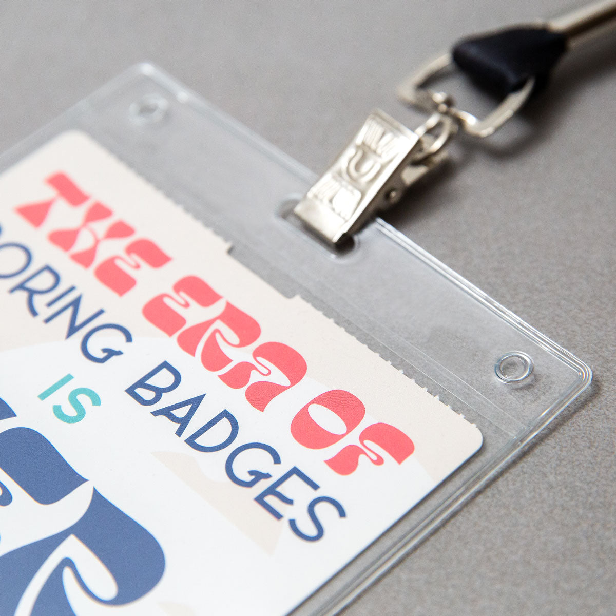 Elevate your promotional event, corporate conference, or trade show with recyclable 4x6 single-notch plastic name badge holders. Crafted from soft PVC, these durable badge sleeves offer ultra-clear visibility and pair perfectly with our custom name badges and lanyards.