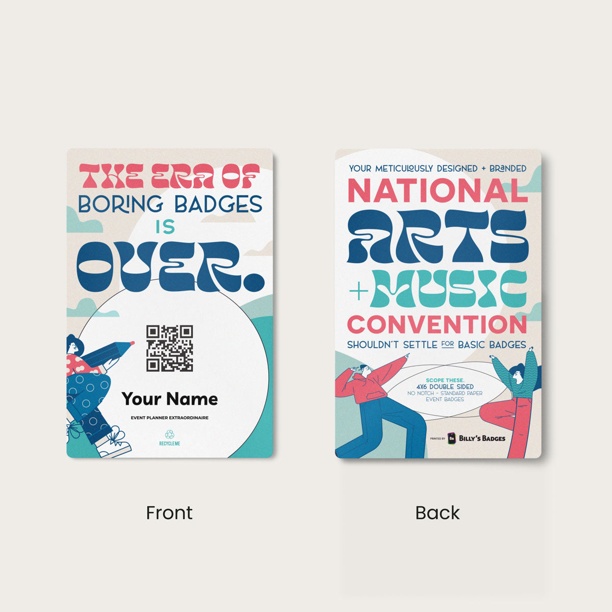 Paper Event Badges