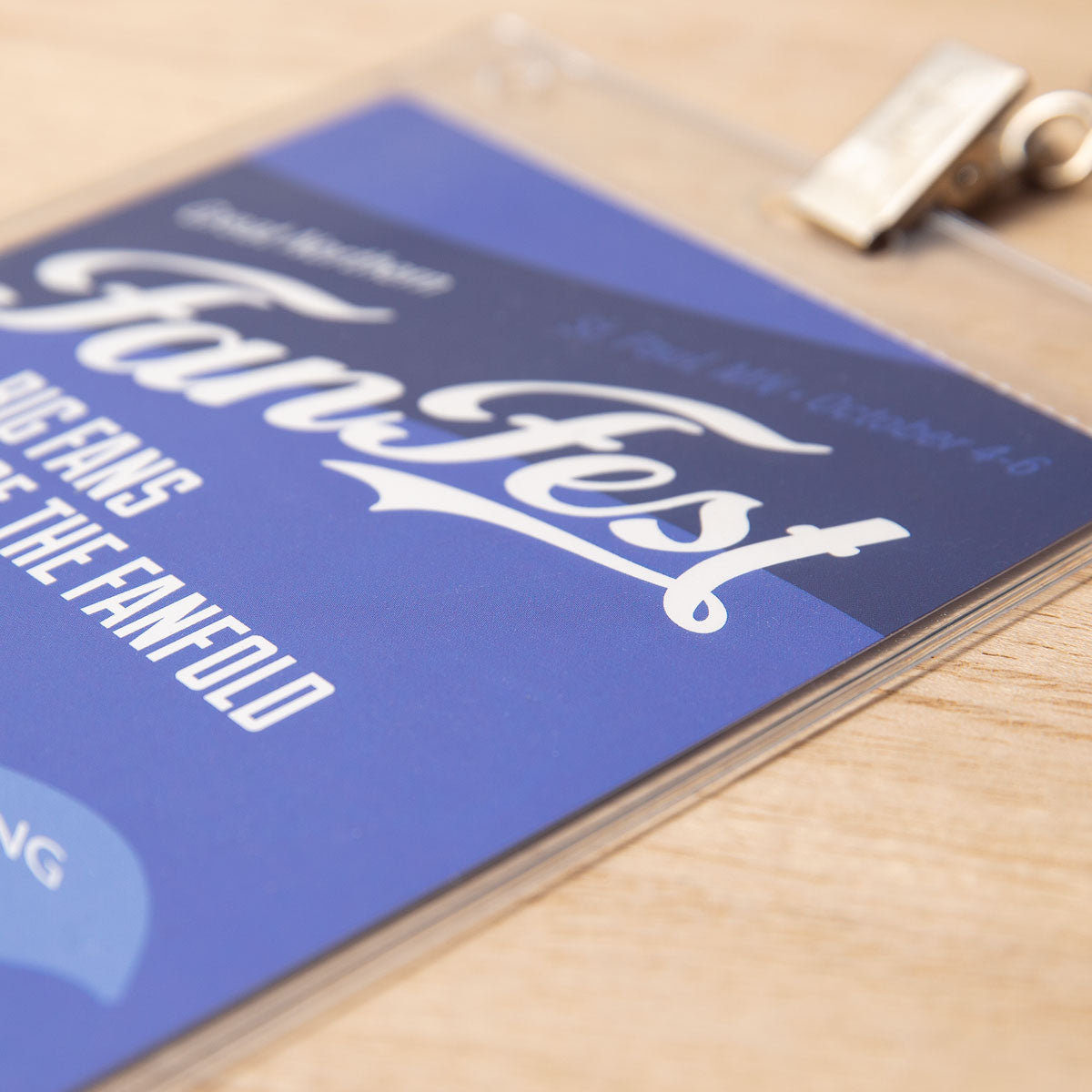 Elevate your promotional event, corporate conference, or trade show with our 4x6 vibrant, high-quality double-sided, no notch custom event badges. Crafted from premium 9.5 pt direct thermal paper featuring eco-friendly event badge printing, these durable personalized event badges showcase your designs with stunning detail and clarity.