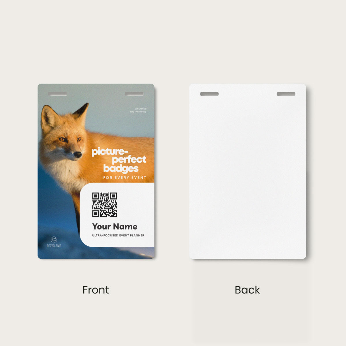 Paper Event Badges