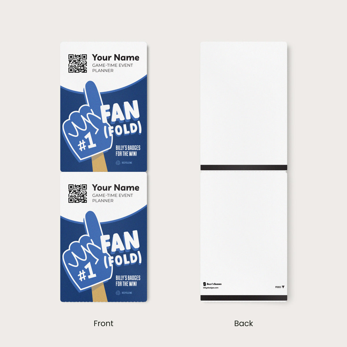 Elevate your promotional event, corporate conference, or trade show with our 4x6 vibrant, high-quality single-sided, no notch custom event badges. Crafted from premium 9.5 pt direct thermal paper featuring eco-friendly event badge printing, these durable personalized event badges showcase your designs with stunning detail and clarity.