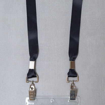 Elevate your brand with our premium black conference badge lanyards. Crafted for durability and featuring vibrant color and a double bulldog clip attachment, our event lanyards combine style and functionality to make a lasting impression.