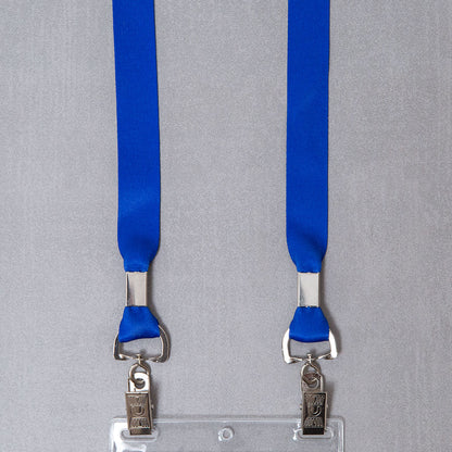 Elevate your brand with our premium royal blue conference badge lanyards. Crafted for durability and featuring vibrant color and a double bulldog clip attachment, our event lanyards combine style and functionality to make a lasting impression.