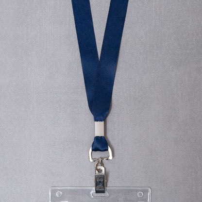 Elevate your brand with our premium navy blue conference badge lanyards. Crafted for durability and featuring vibrant color, our event lanyards combine style and functionality to make a lasting impression.