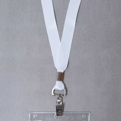 Elevate your brand with our premium white conference badge lanyards. Crafted for durability and featuring vibrant color, our event lanyards combine style and functionality to make a lasting impression.
