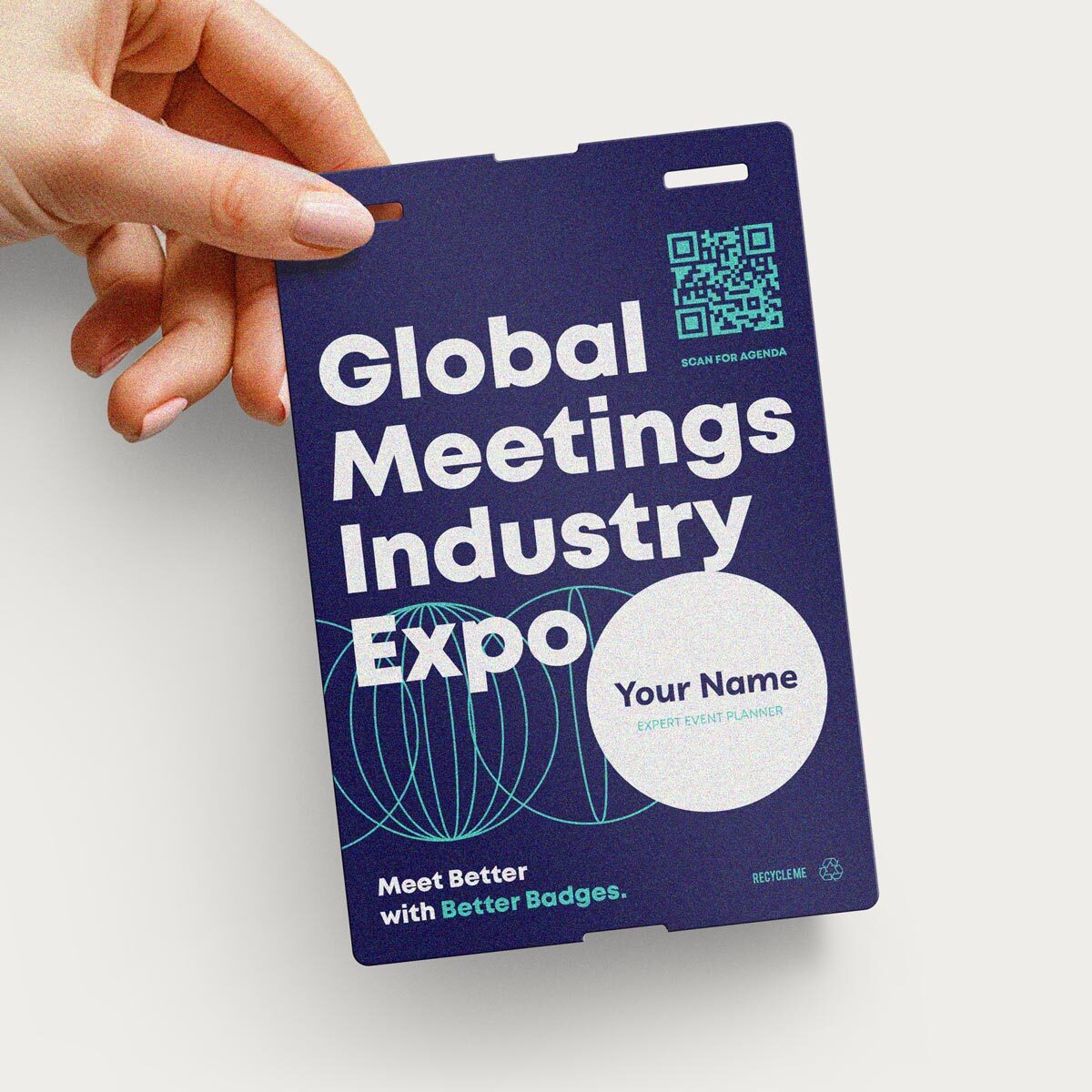 custom event badges with pre-printed names